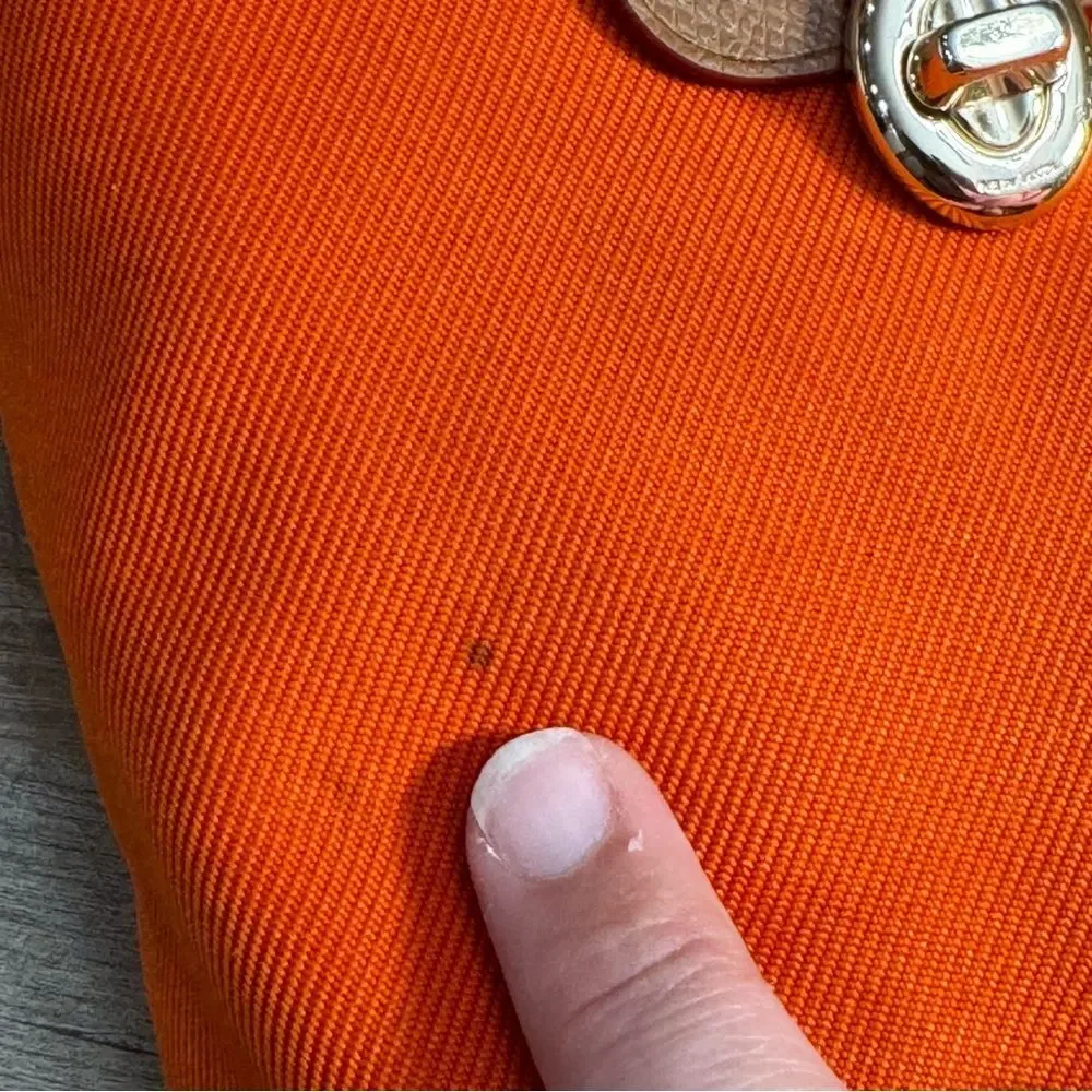 Coach Orange Sawyer Tote Bag